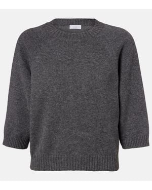 Brunello Cucinelli Cashmere Sweater - Gray