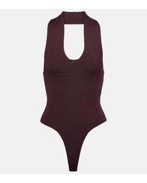 KHAITE Body Toto Aus Strick - Lila