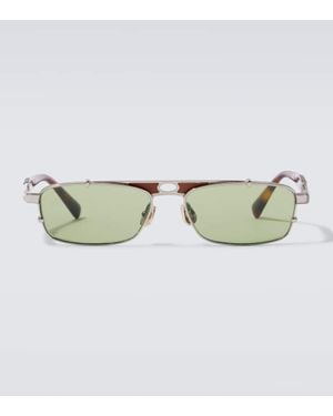 Brunello Cucinelli Eckige Sonnenbrille Paloma - Natur