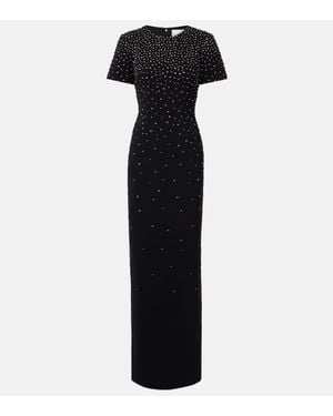 Carolina Herrera Robe Mit Kristallen - Schwarz