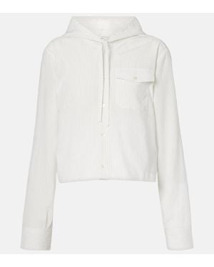 JW Anderson Cropped-Hemd - Weiß