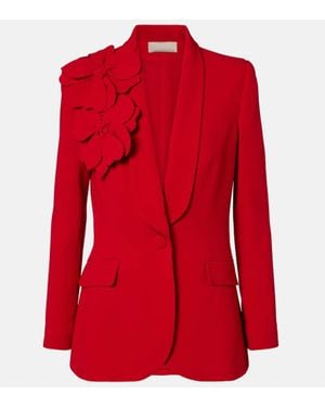 Elie Saab Blazer Aus Cady - Rot