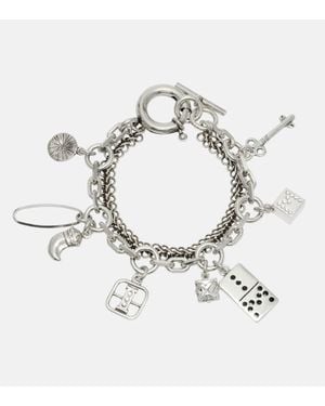 Isabel Marant Pulsera De Cadena Adornada - Blanco