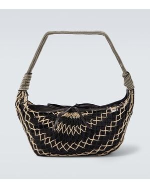 Lemaire X Filt Crossbody Bag Fortune Croissant - Schwarz