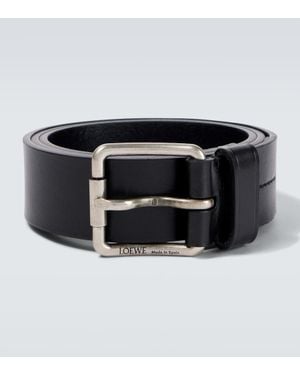 Loewe Guertel Aus Leder - Schwarz