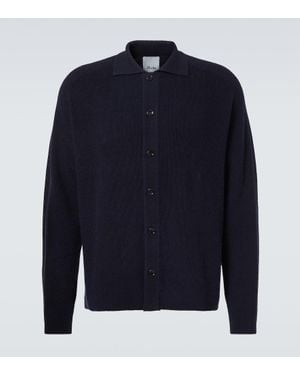 Allude Cardigan Aus Baumwolle Und Kaschmir - Blau