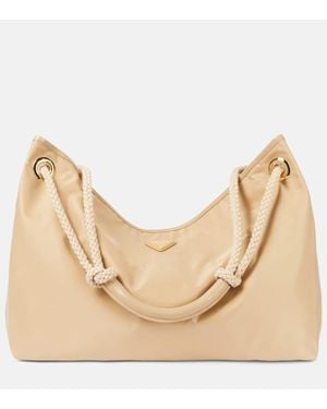 Prada Tote Mariner Large Aus Re-Nylon - Natur