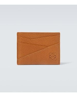 Loewe Kartenetui Puzzle Aus Leder - Braun