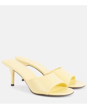 Jacquemus Mules Cubisto 70 - Metallizzato