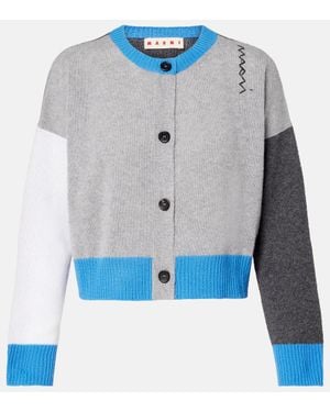 Marni Cardigan Aus Kaschmir - Blau