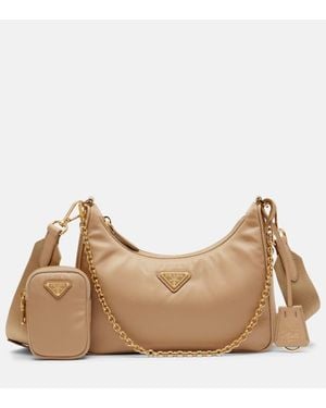 Prada Re-Edition 2005 Re-Nylon Shoulder Bag - Natural