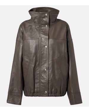 Rohe Leather Jacket - Brown