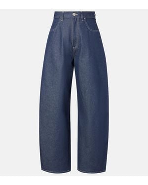 Rohe High-Rise Barrel Jeans - Blau