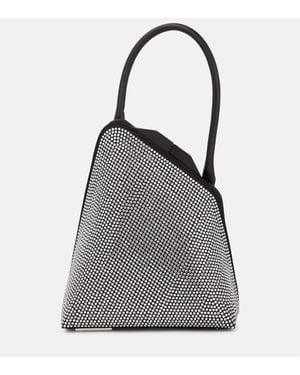 The Attico Borsa A Spalla Sunset Con Cristalli - Nero