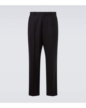 Our Legacy Chinohose Borrowed Aus Wolle - Schwarz