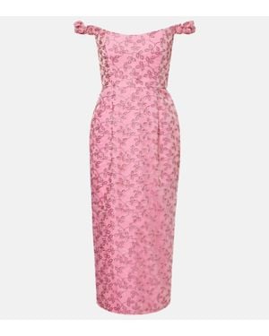 Markarian Amina Sequined Midi Dress - Pink