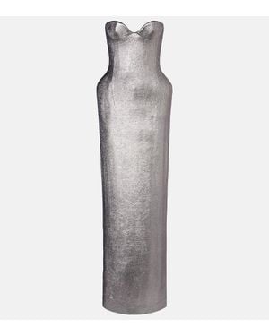 Magda Butrym Bustier-Robe - Grau