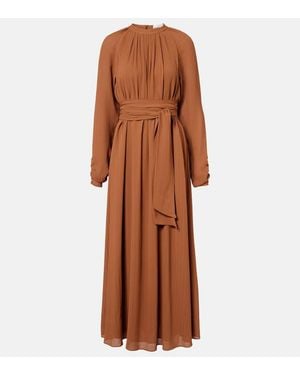 JOSEPH Maxikleid Pinky - Braun