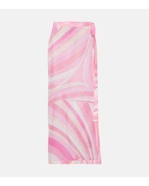 Emilio Pucci Pareo Iride Aus Baumwolle - Pink