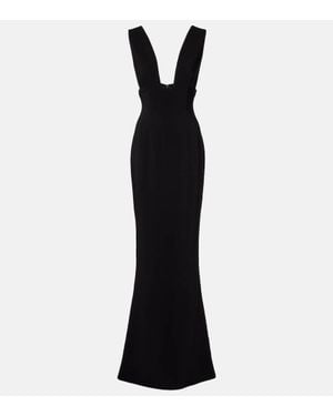 Stella McCartney Robe Aus Jersey - Schwarz