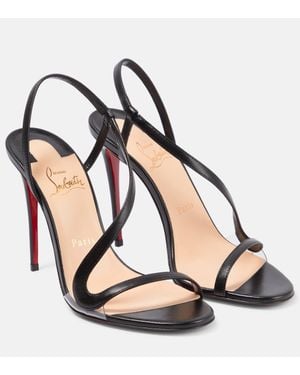 Christian Louboutin Rosalie Leather Sandals - Black