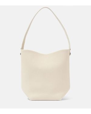 The Row Tote Bag N/S Park Medium Aus Leder - Weiß