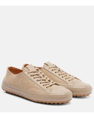 Tod's Sneakers Gommino Aus Leder - Natur