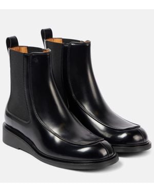 Tod's Leather Chelsea Boots - Black
