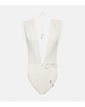 Saint Laurent Badeanzug - Weiß
