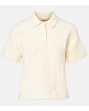 JW Anderson Polohemd Aus Strick - Natur
