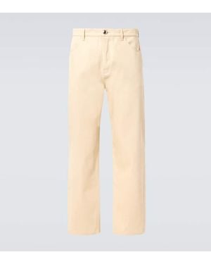Jil Sander Mid-Rise Straight Jeans - Natural
