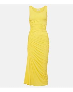 Alaïa Abito Asimmetrico - Giallo