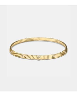 BVLGARI Tubogas 18Kt Choker With Diamonds - Metallic