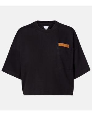 Bottega Veneta T-Shirt Cropped - Nero