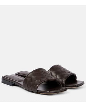 Bottega Veneta Pantoletten Parco Aus Leder - Braun