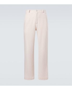 God's True Cashmere Pantaloni A Gamba Dritta - Neutro