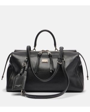 Dolce & Gabbana Tote Bag Vittoria Aus Leder - Schwarz