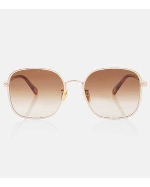 Chloé Eckige Sonnenbrille - Braun