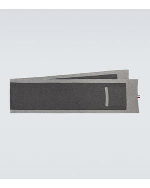 Thom Browne Schal Aus Wolle - Grau