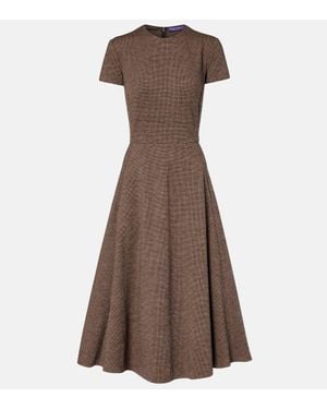 Ralph Lauren Abito Midi Margaret - Marrone