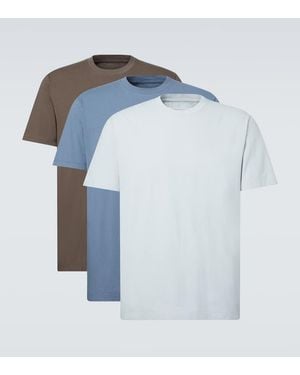 Maison Margiela Set Di 3 T-Shirt - Blu