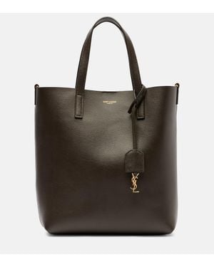 Saint Laurent Bolso Toy Shopping De Piel - Negro