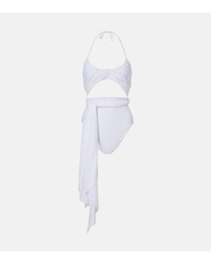 Alaïa Maillot De Bain - Blanc