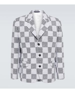 KENZO Patchwork Blazer - White