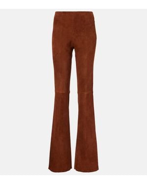 Stouls Pantaloni Flared Gege - Marrone