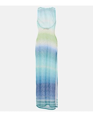 Missoni Zig Zag Beach Dress - Blue