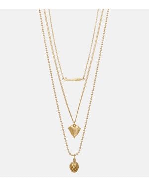 ALÉMAIS Charm Chain Necklace - White