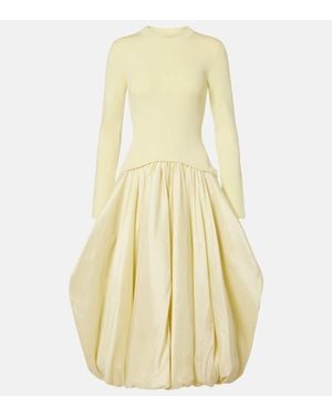 Jonathan Simkhai Robe Midi Izzy - Jaune
