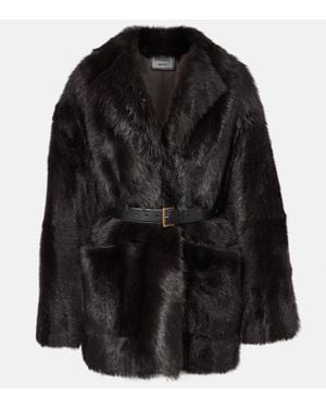 Prada Shearling Jacket - Black