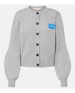 Marni Cardigan Aus Kaschmir - Grau